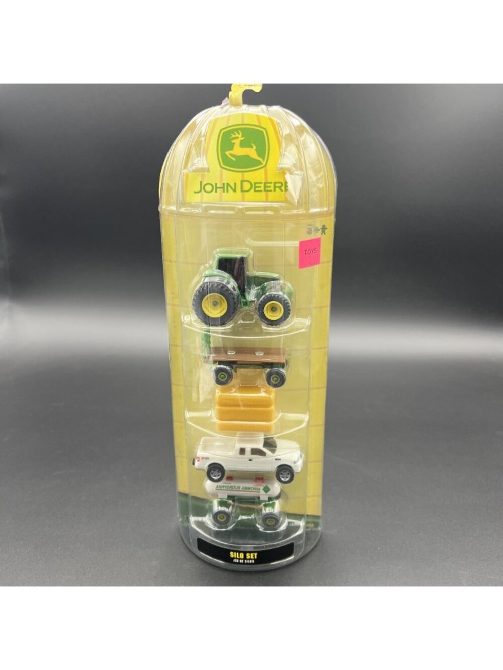 Ertl John Deere 5pc Silo Set Tractor Trailer Pickup Ammonia Tank Hay Bale RC2
